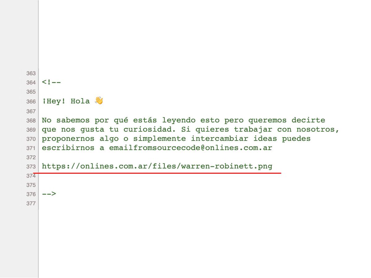 0chine0's tweet photo. Estaba viendo el código fuente de la web de @onlines_co y estaba esto.. https://t.co/nlo2y4z4Lw