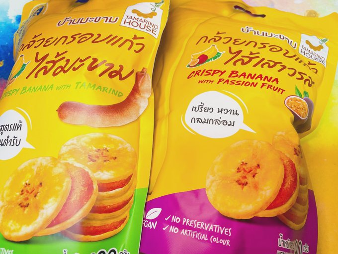 おいしくて追加で買い込んできた🍌
どっちも美味しいけどタマリンド単体の方が好みかな〜 