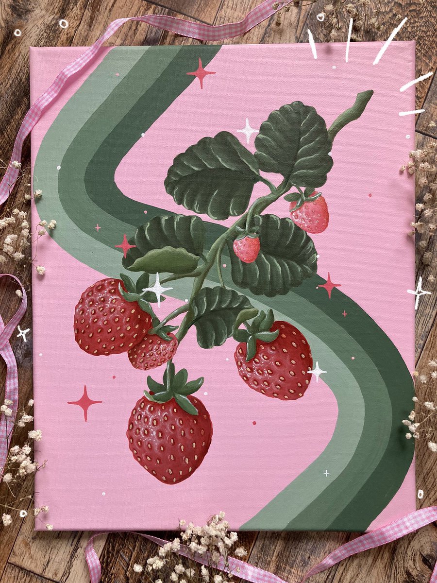 BreezyCreates's tweet photo. pink &amp; green <3 https://t.co/VxKUu5CDbN