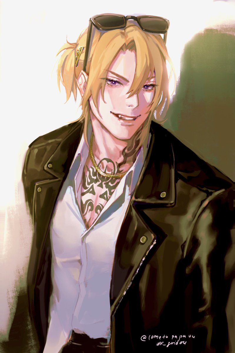 cometopapaa04's tweet photo. Leather jacket 🦁  #drawLuca https://t.co/LUD2zxeh4b