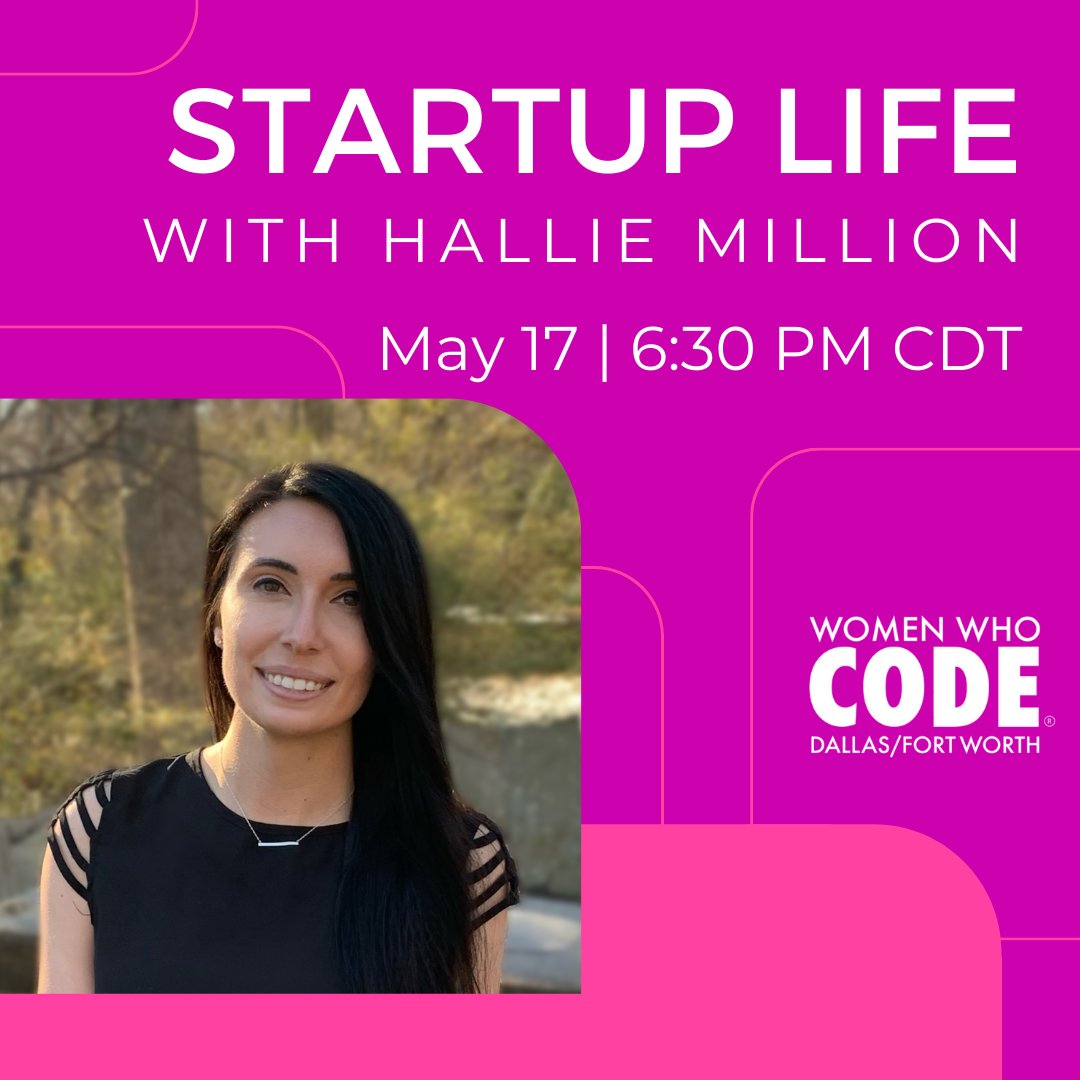 WWCodeDFW's tweet photo. Do you have questions about #tech #startups?
Bring your questions to our virtual meetup tonight 6:30PM CDT and let's discuss!
@h_amilli is the Director of Engineering at OverlayAnalytics & the Data Tech Lead for #WomenWhoCodeDFW.
RSVP โก๏ธhttps://t.co/oWOvzRnCRW
#womenwhocode https://t.co/napr3th14h