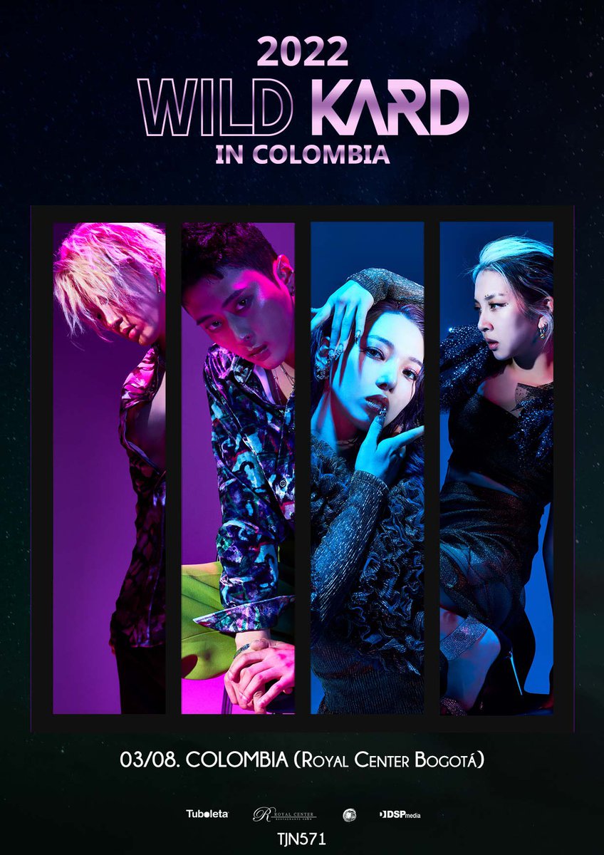 KARD_Official's tweet photo. [#KARD]
2022 WILD KARD in COLOMBIA

✔️Date : 3 August, 2022

✔️Colombia tickets on sale here
https://t.co/cTAxK5X3mf

✔️More information
https://t.co/C8RjX5vLaY

✔️Concert Tickets on sale Saturday 21 May 2022

#KARD #카드
#BM #JSEPH #SOMIN #JIWOO
#비엠 #제이셉 #전소민 #전지우 https://t.co/nW6kzen3yo