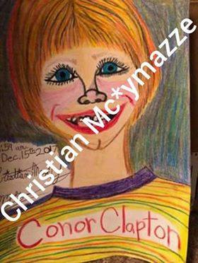 DrStephenLBerm1's tweet photo. Art for Sale. Eric Clapton's young son Conor. https://t.co/ZNuXMKWLJe