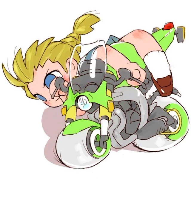 およそまともに走れそうも無いバイクを描くのは楽しいですね😊💕 
