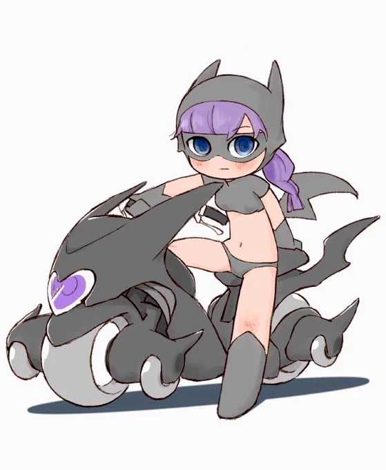 およそまともに走れそうも無いバイクを描くのは楽しいですね😊💕 