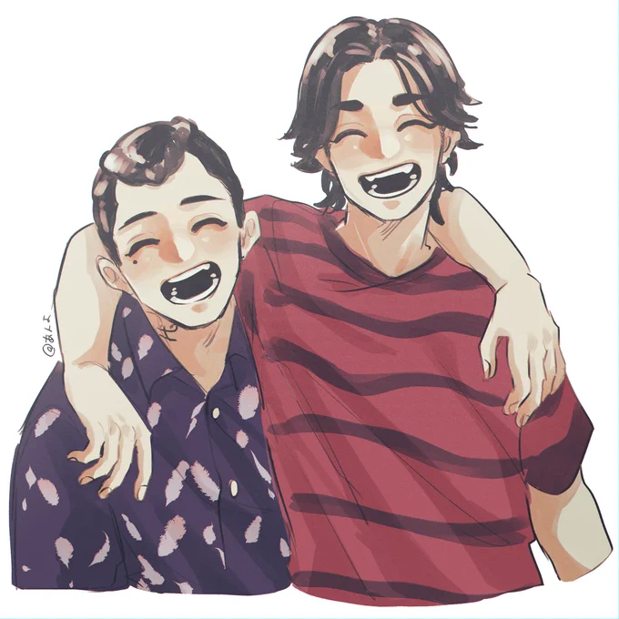 そこそこ前に描いたやつに色付けた 