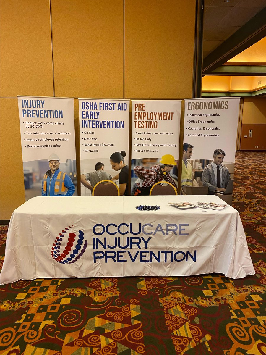 OccuCare's tweet photo. OccuCare Injury Prevention is proud to sponsor and exhibit the 2022 Wisconsin Council of Self-Insurers Worker's Comp College! #injuryprevention  #WorkersComp https://t.co/WMjbbO3K52