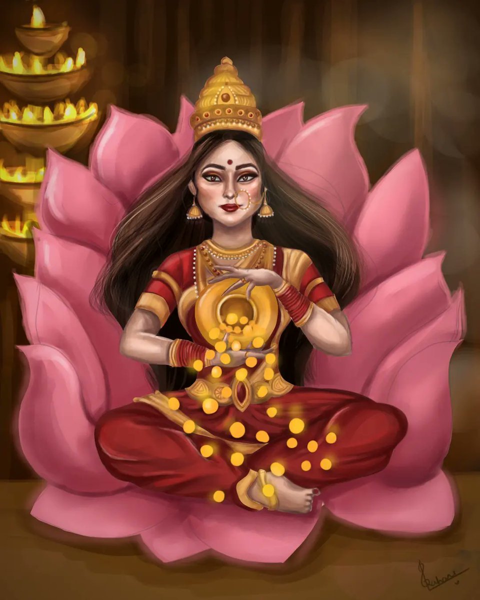 shruti_rahane's tweet photo. New NFT listed on @WazirXNFT @shruti_rahane
Place your bid now! 👇
https://t.co/DDkpnU3Ujx 
"MAHALAXMI" is the goddess of wealth, success, prosperity, and beauty &amp; wife of Lord Vishnu
#nft #NFTCommunity #nftart #NFTdrop #NFTcollections #NFTartists  #digitalpainting #god #lord https://t.co/V6jsug8E8j