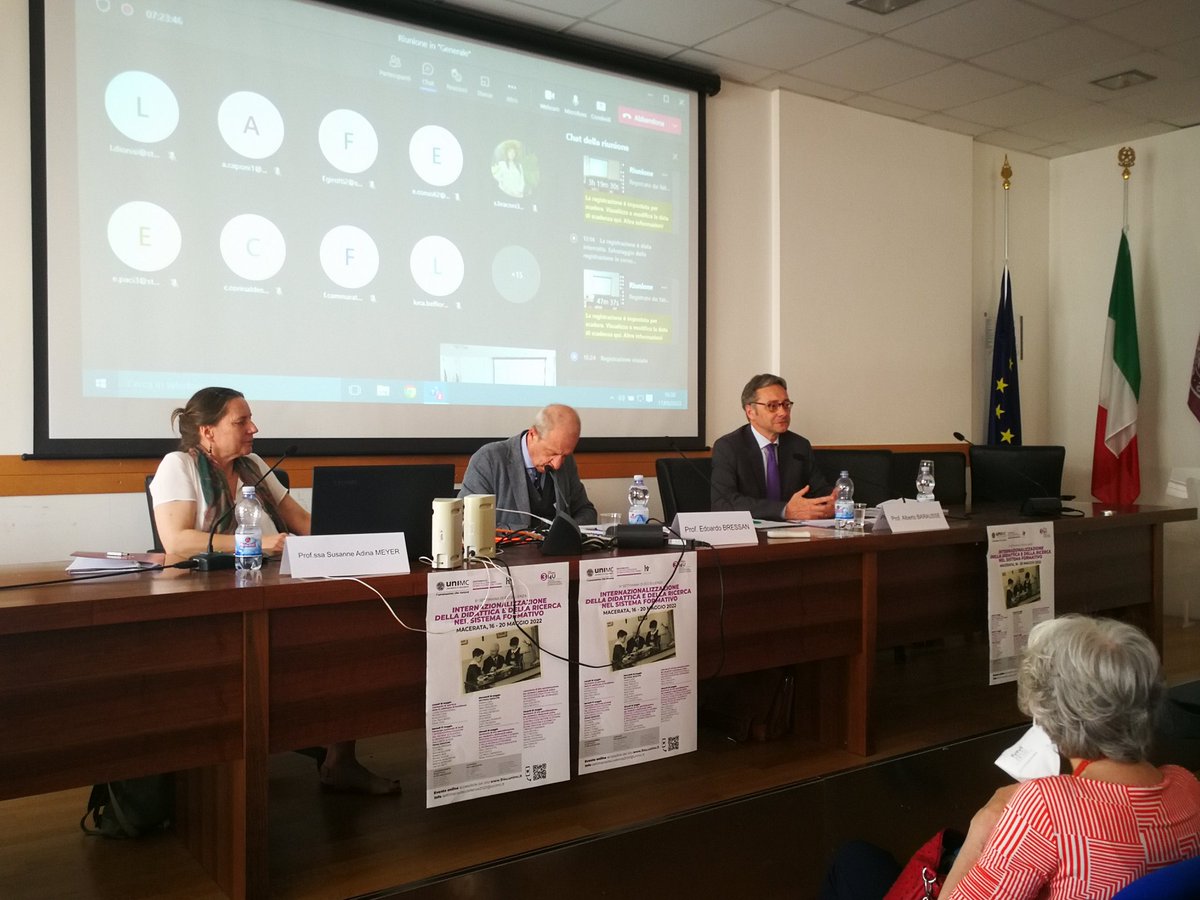3i4u1's tweet photo. Continuano i lavori del convegno della VI Settimana di Eccellenza con gli interventi di Susanne Adina Meyer (@UniMC) e Alberto Barausse (Università degli Studi del Molise). https://t.co/07B7F0L8ij