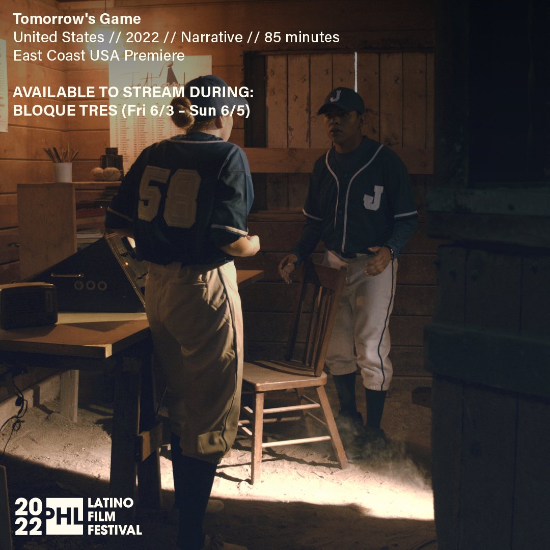 PHLatinFilmFest's tweet photo. TOMORROW'S GAME will be available to stream during BLOQUE TRES (Fri., Jun 3 – Sun., Jun 5) during #PHLAFF2022 ⚾️

Check out @StreetsAheadPro for more info!

To learn more about this film &amp; purchase tickets, check out the link in bio.

#TomorrowsGameFilm #StreetsAheadPro https://t.co/uzl3ojbQg0