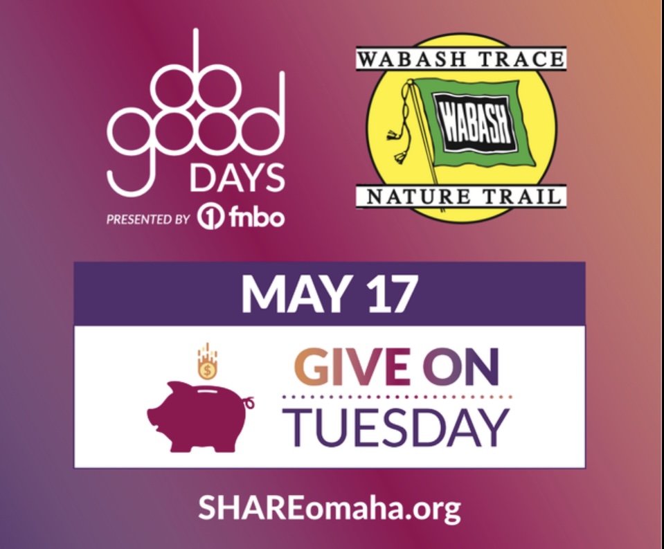 wabashtrace's tweet photo. SHARE Omaha's Do Good Days are here! Link to our page below!
https://t.co/ozuHTtvRlE
Similar to the November Giving Tuesday event, this is an…
#WabashTrace https://t.co/OTTqy5vOkv
