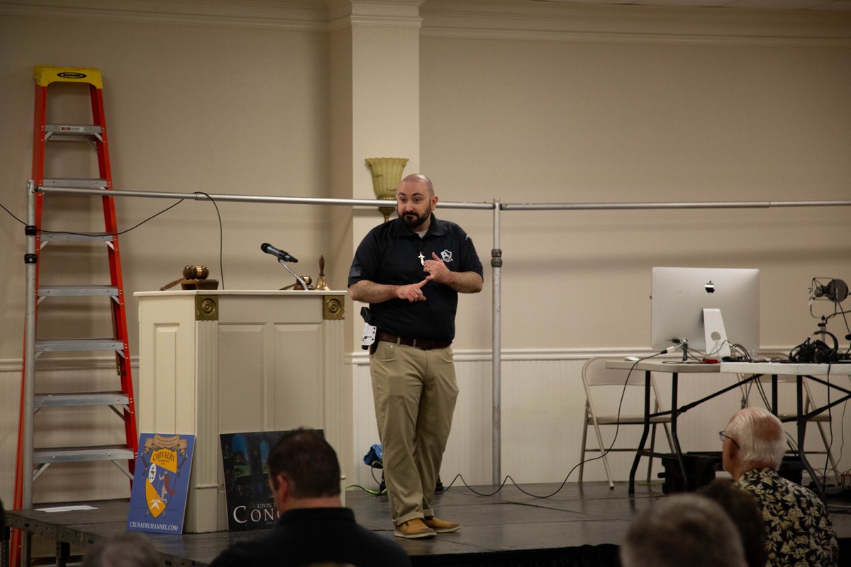 StradCath's tweet photo. Honored to host an #HomeDefense &amp; #ConcealCarry course at the 2022 #FellowShipOfTheClans in #louisiana. If you want me to come to your parish or community, info@thearmedcatholic.com 

#TheArmedCatholic #Guns #Firearms #Catholic #Catholicism #USCCA #USCCAinstructor #pewpew https://t.co/4TfU55j4Ex