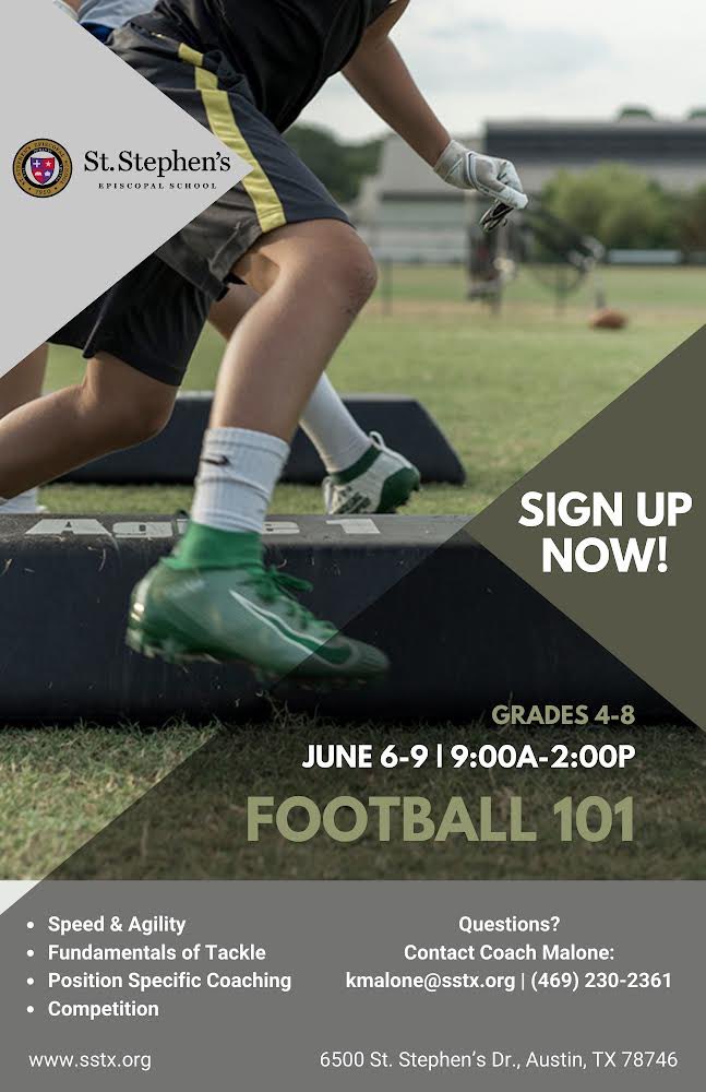 pahb22's tweet photo. Come LEARN and COMPETE at the Championship winning football program of @ststephenschool! #Back22Back #ProveIt
@FlxAtx @statesman https://t.co/rMzHCbneyL