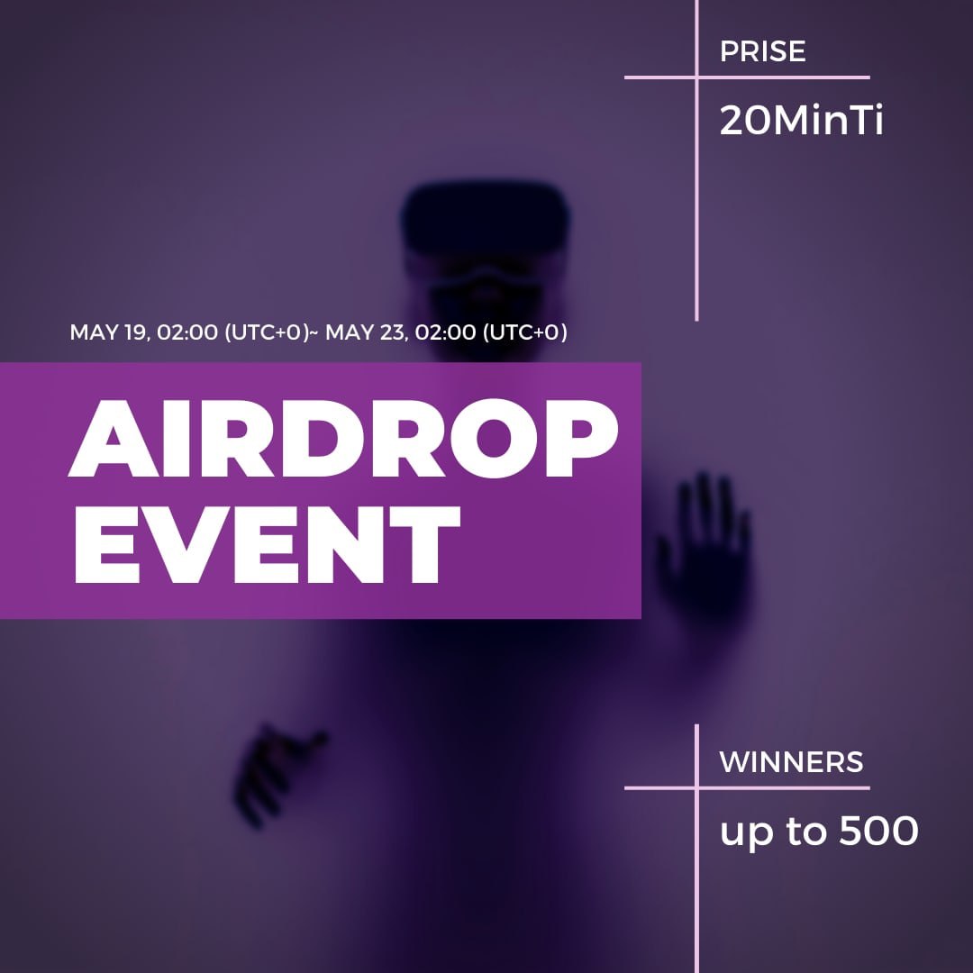 ether_bucks's tweet photo. We are happy to announce the 1st Airdrop Event by 
@MintWayofficial , NFT Portal

📆 Period: May 19, 02:00 (UTC+0) ~ May 23, 02:00 (UTC+0) 
🎁 Prize: 20MinTi 
🥇Winner: 500 users

More information about airdrop - https://t.co/PJTGnNXubT
#mintway #nfts #airdrop #giveaway #digtoc https://t.co/RLEemaF2Se