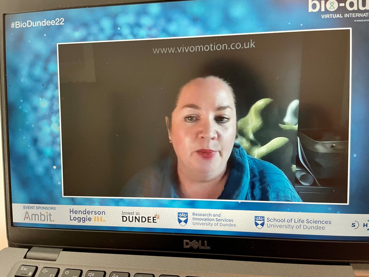 BioDundee's tweet photo. Dr. Mhairi Towler, Founder & CEO of @Vivomotion closing remarks at #BioDundee22
Massive thank you to all our panel speakers for fantastically insightful & inspiring sessions today - special thanks to Mhairi, Prof. Iain Gillespie & Keynote speaker Adrian Gillespie! https://t.co/RrqrRd0SyI