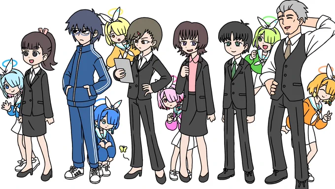 もしも各学校ごとに先生がいたらという妄想
#ブルアカ 
