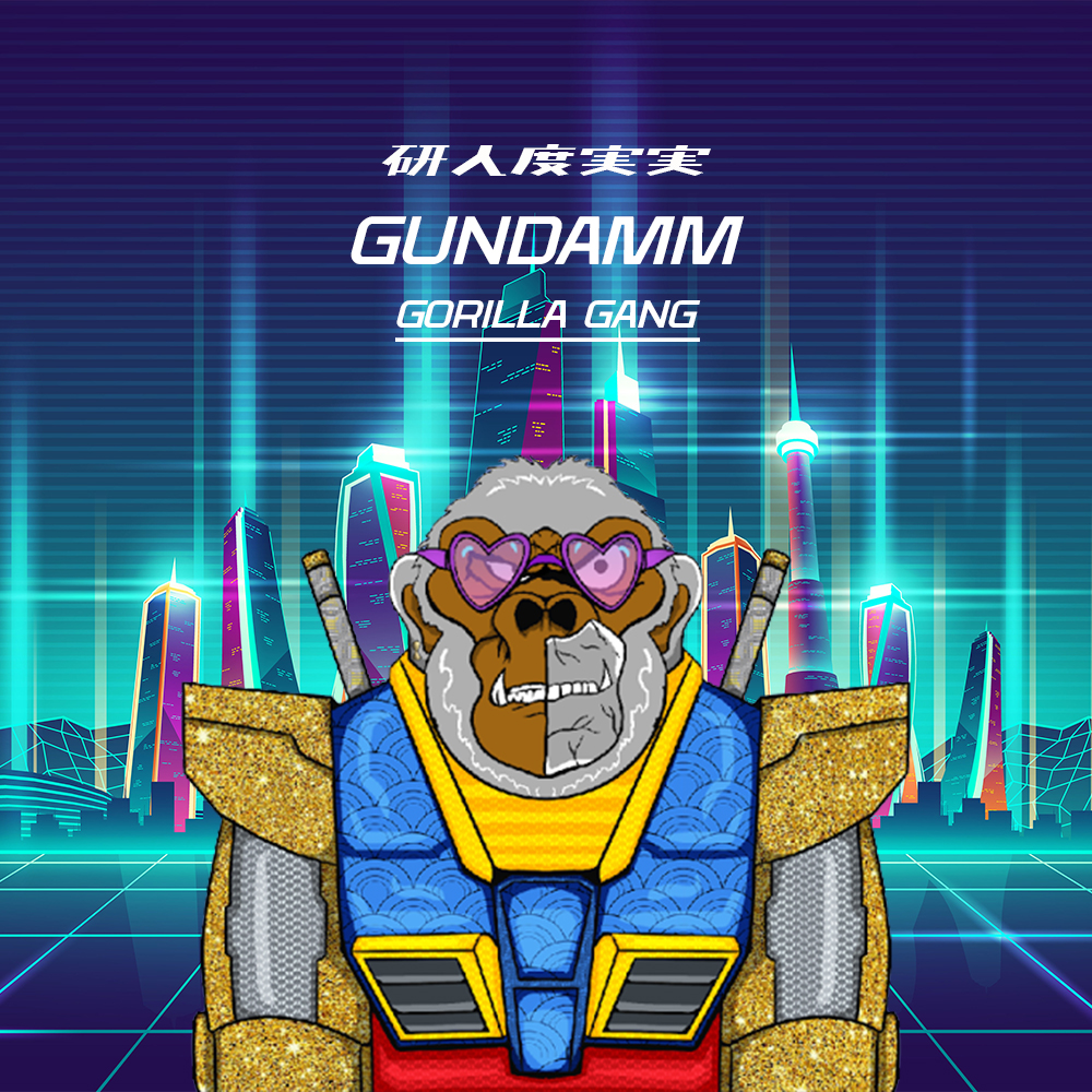 New earth, has one character who never left his friend behind, Even in the fiercest battle!
His slogan: Destiny we all have to deal with but never left our fellow behind
This Character is one of the super rare! Gundamm Series!

#AnimaverseNFT #GorillaGang  #NFT