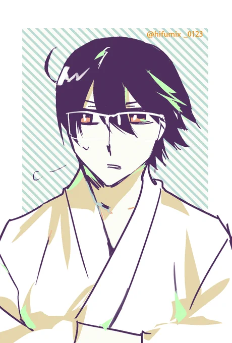 配信の筆慣らしで描いた山梨さん(5分)と島根さん(10分)
カラーももっと気軽に描けるようになっていきたい 
