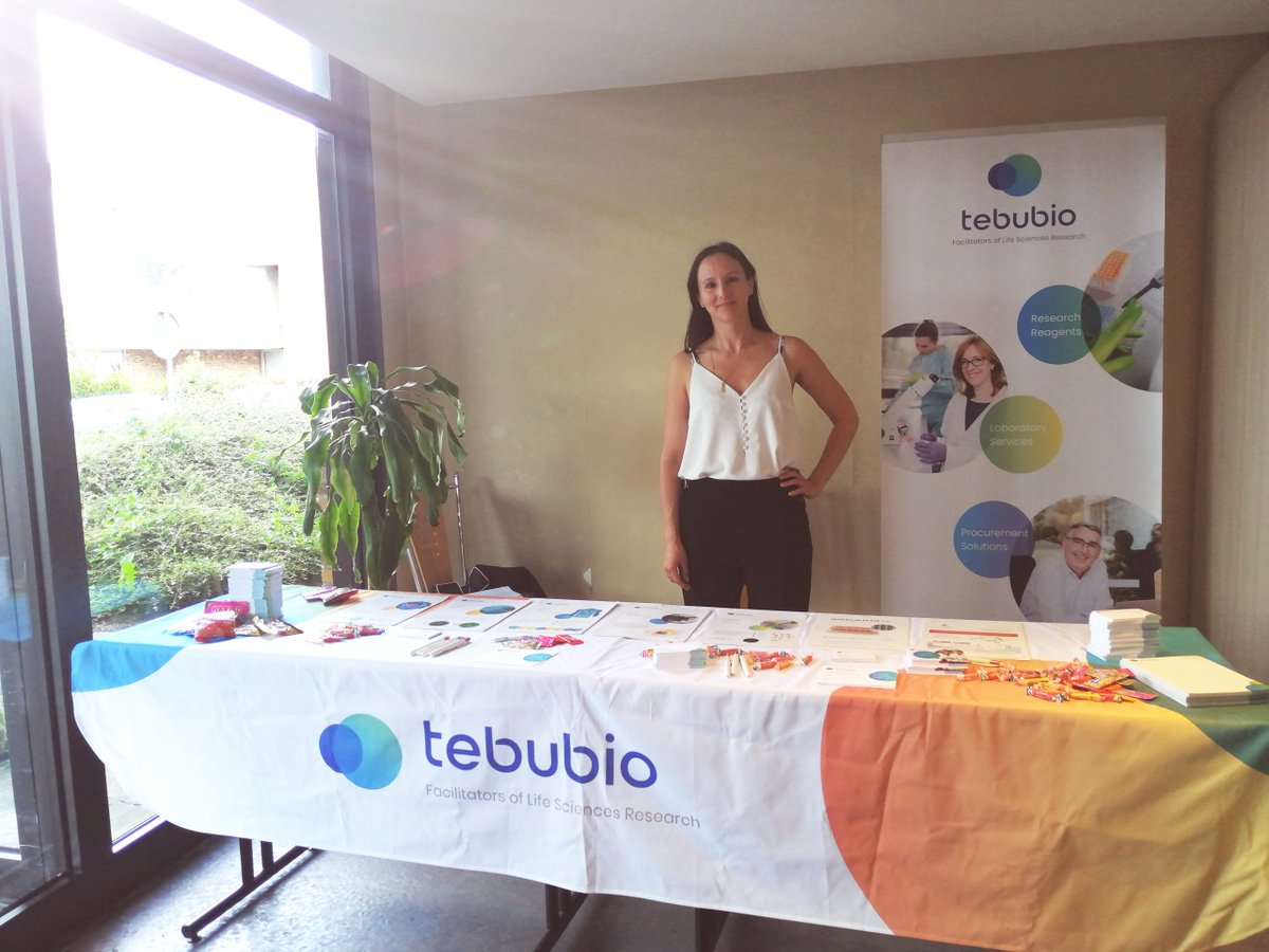 Today, Sophie Goudey from @Tebubio has been spending the day meeting our customers at the Institut Gustave Roussy to discuss their research needs, and to suggest the best solutions!