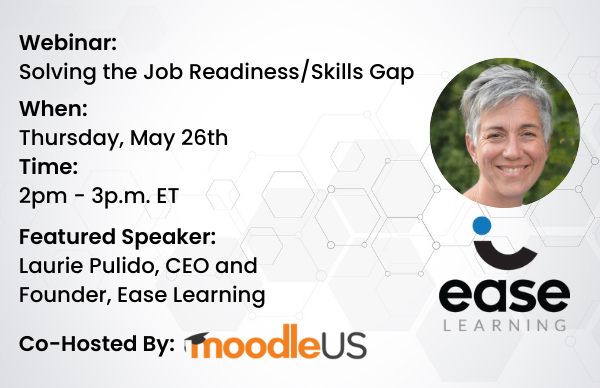 Thursday, 5/26 join this webinar featuring Laurie Pulido as she discusses how to solve the job readiness/skills gap - sign up today! ringcentr.al/3sCpK9F #highereduction #onlinelearning #dei