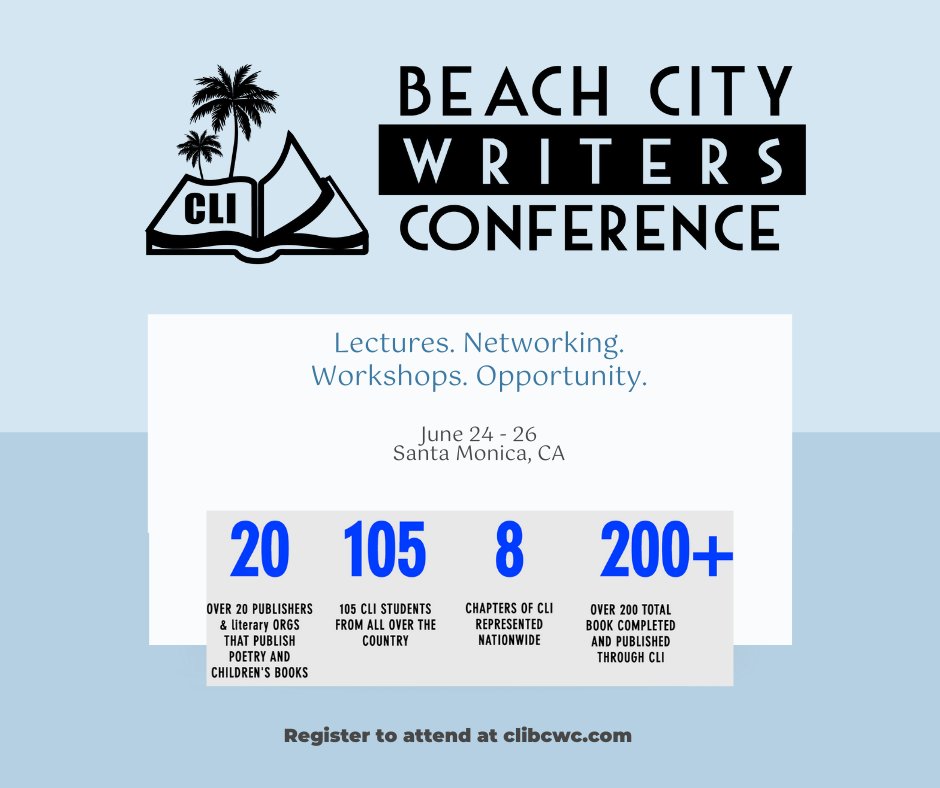 communitylitla's tweet photo. CLIque Fam!! Join us June 24-26 for our first annual Beach City Writers Conference! 

Learn more and register to attend today! https://t.co/MbGCn82i0A https://t.co/saqUmzuM02