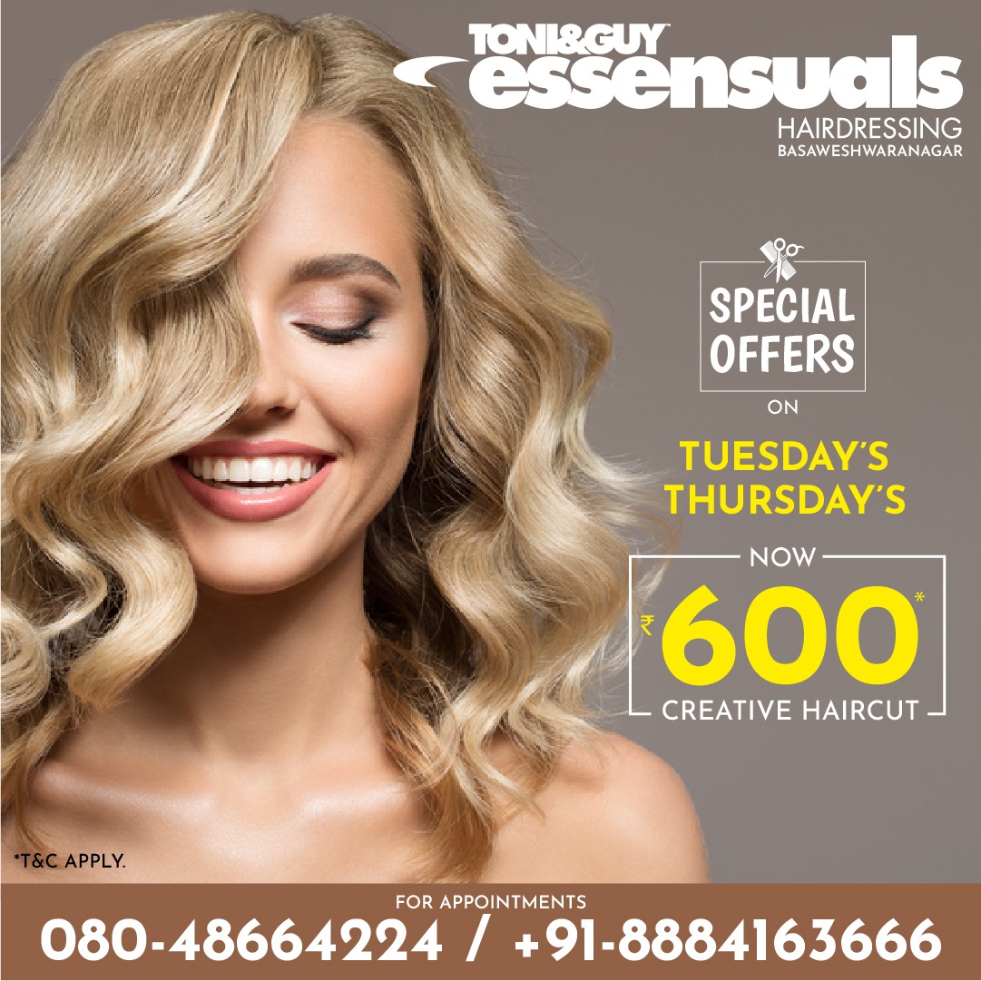 Toni & Guy Essensuals Basaveshwar Nagar on Twitter: Toni & Guy Essensuals Basaveshwar Nagar on Twitter: