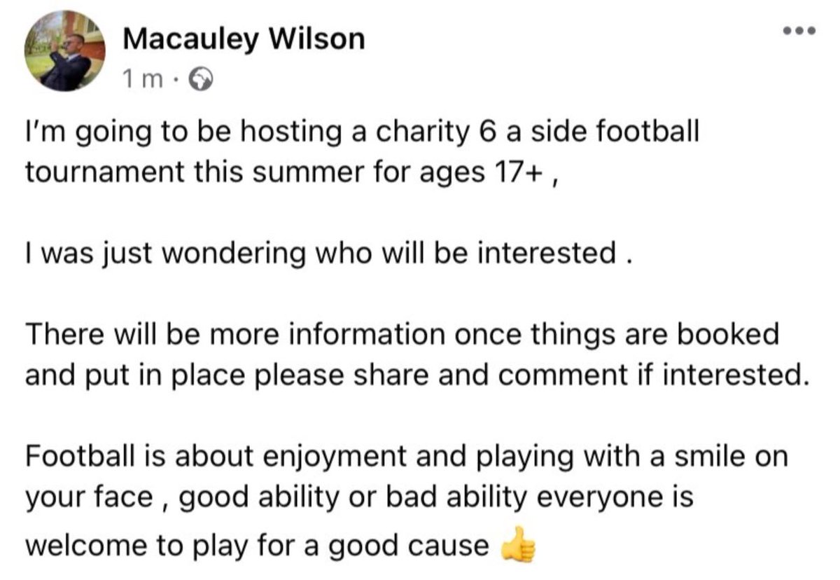 Macauley_Wilson's tweet photo. Message if interested , please Retween let’s get as many teams as possible 👍 https://t.co/9cwwBfMuGk