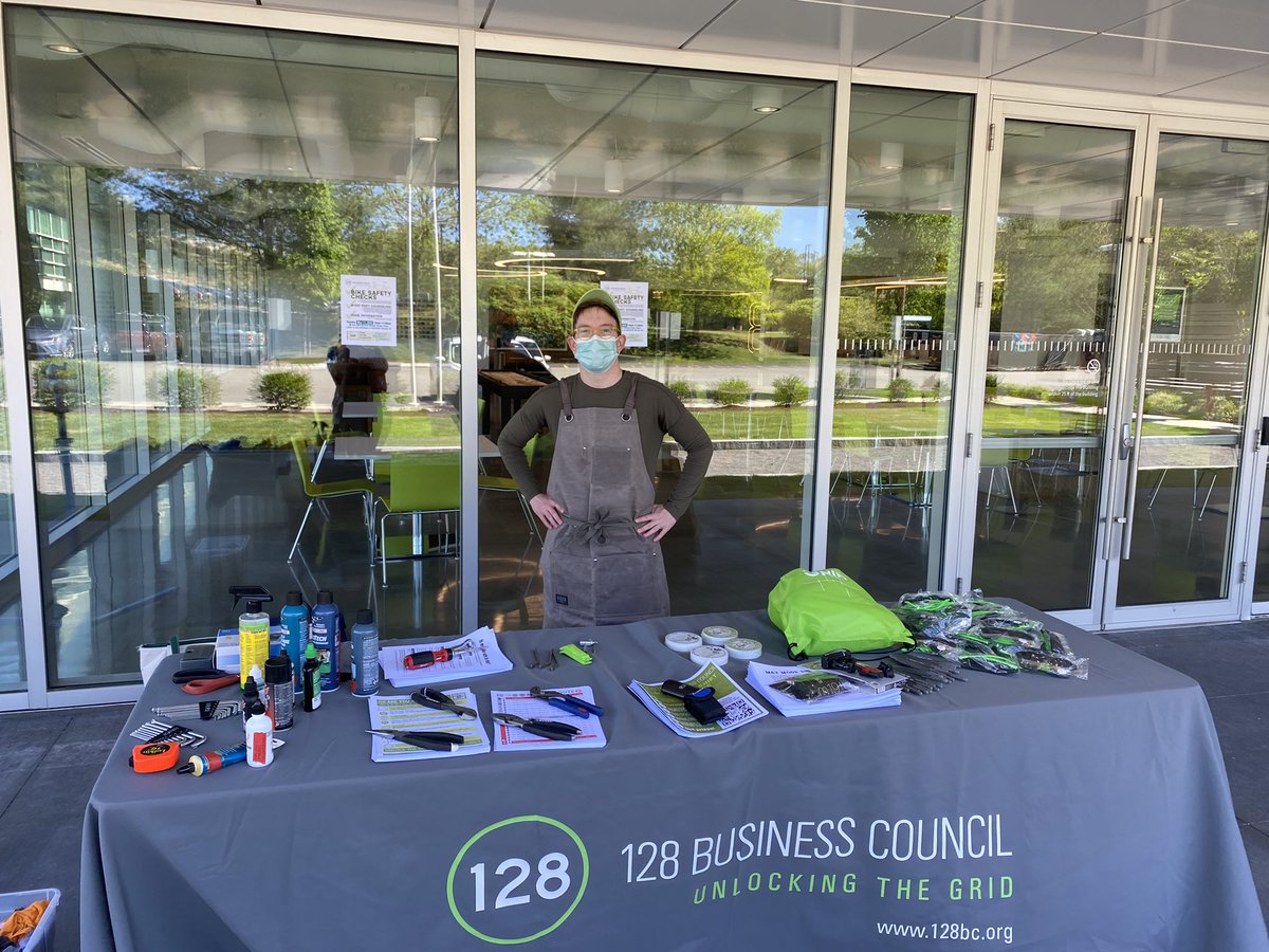 UnlockTheGrid's tweet photo. Out at one of our member sites doing bike safety checks and spreading the word about our #MayModeShiftChallenge! https://t.co/2PZY6yG3c0