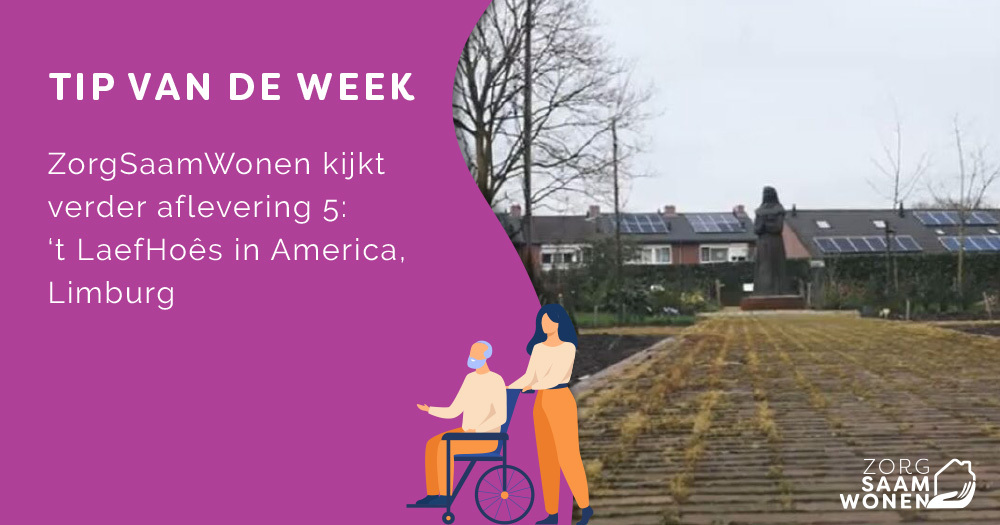De vijfde aflevering van 'ZorgSaamWonen kijkt verder' vindt plaats in America, een dorpje in Limburg. Hier hebben inwoners zelf een centrum voor gezondheid en welbevinden gebouwd: t LaefHoês. bit.ly/3lgifkO