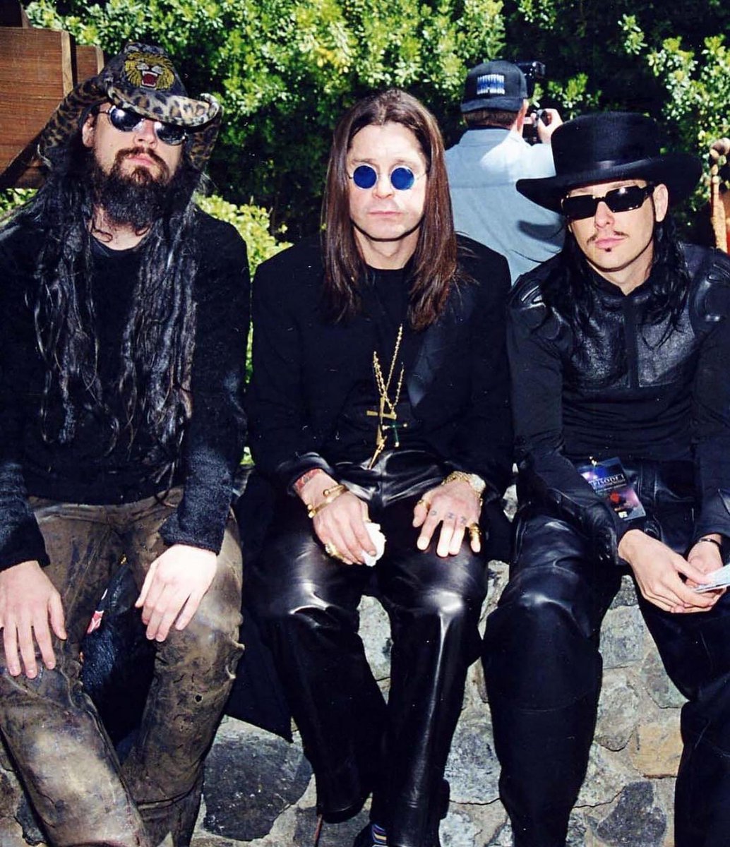OzzyOsbourne's tweet photo. May 17, 1999 with @RobZombie &amp; @JDavisOfficial at Skywalker Ranch https://t.co/TL5pHUWYzu