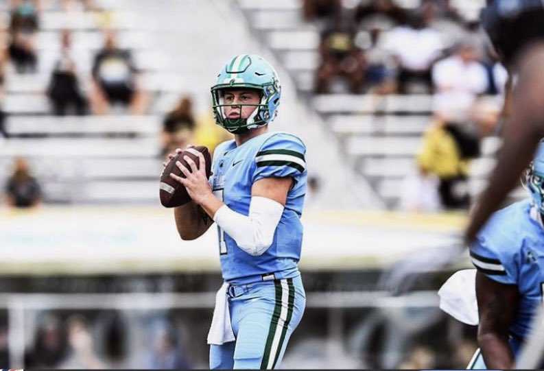 After a great conversation with <a href="/CoachMcMenamin/">John McMenamin</a> I am excited and humbled to announce I’ve received my first D1 football offer from Tulane University!!
<a href="/GreenWaveFB/">Tulane Football</a> 
<a href="/VHSFootball/">Vandegrift Football</a> <a href="/RecruitVandyFB/">Vandegrift HS Football Recruiting 🐍</a>