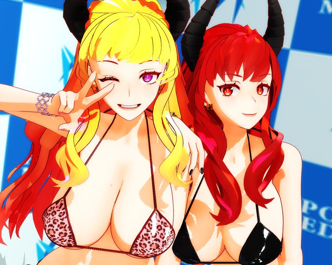 ヴィンディケアさんをギャルぽくしてみたかった・・・😅
テクスチャ綺麗にできたら良さそうだけど、
デフォルトのほうが圧倒的にカワイイですねえw 