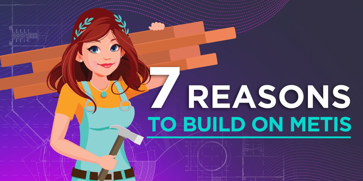MetisL2's tweet photo. Bear season?🐻 More like BUIDL season🛠️

Calling ALL BUILDERS to come join the fastest growing, cheapest, and most innovative Ethereum Layer 2

7 Reasons to Build on @MetisDAO https://t.co/7Eh07OsyKH