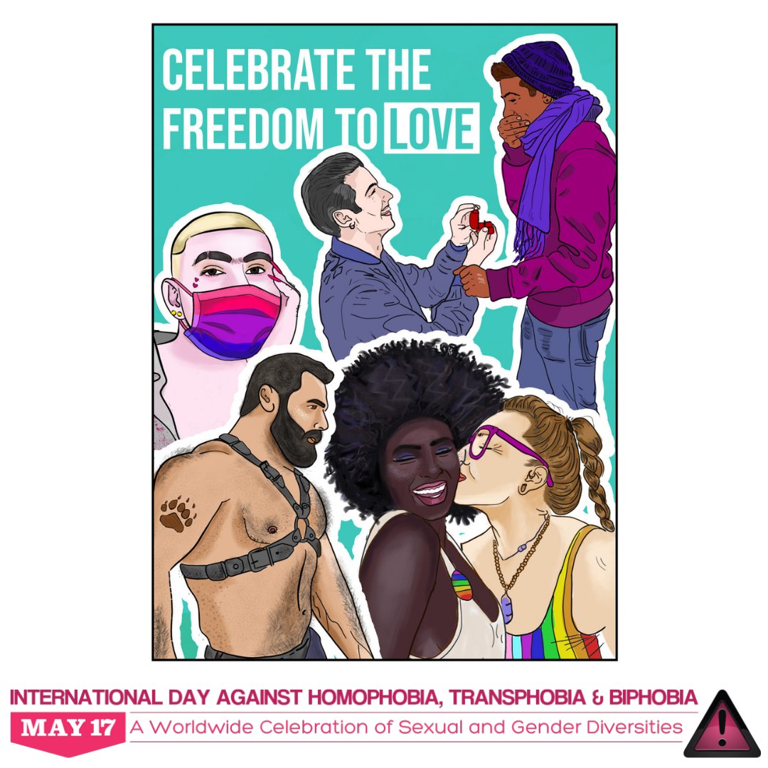 Celebrate The Freedom To Love ❤️ and celebrate the International Day Against Homophobia, Transphobia, & Biphobia #IDAHOBIT2022
.
.
.
#HIV #flickoffhiv #StopHIVTogether #ReadySetPrEP #may17 #SchaumburgIL #LGBTQIA+ #LGBTQ