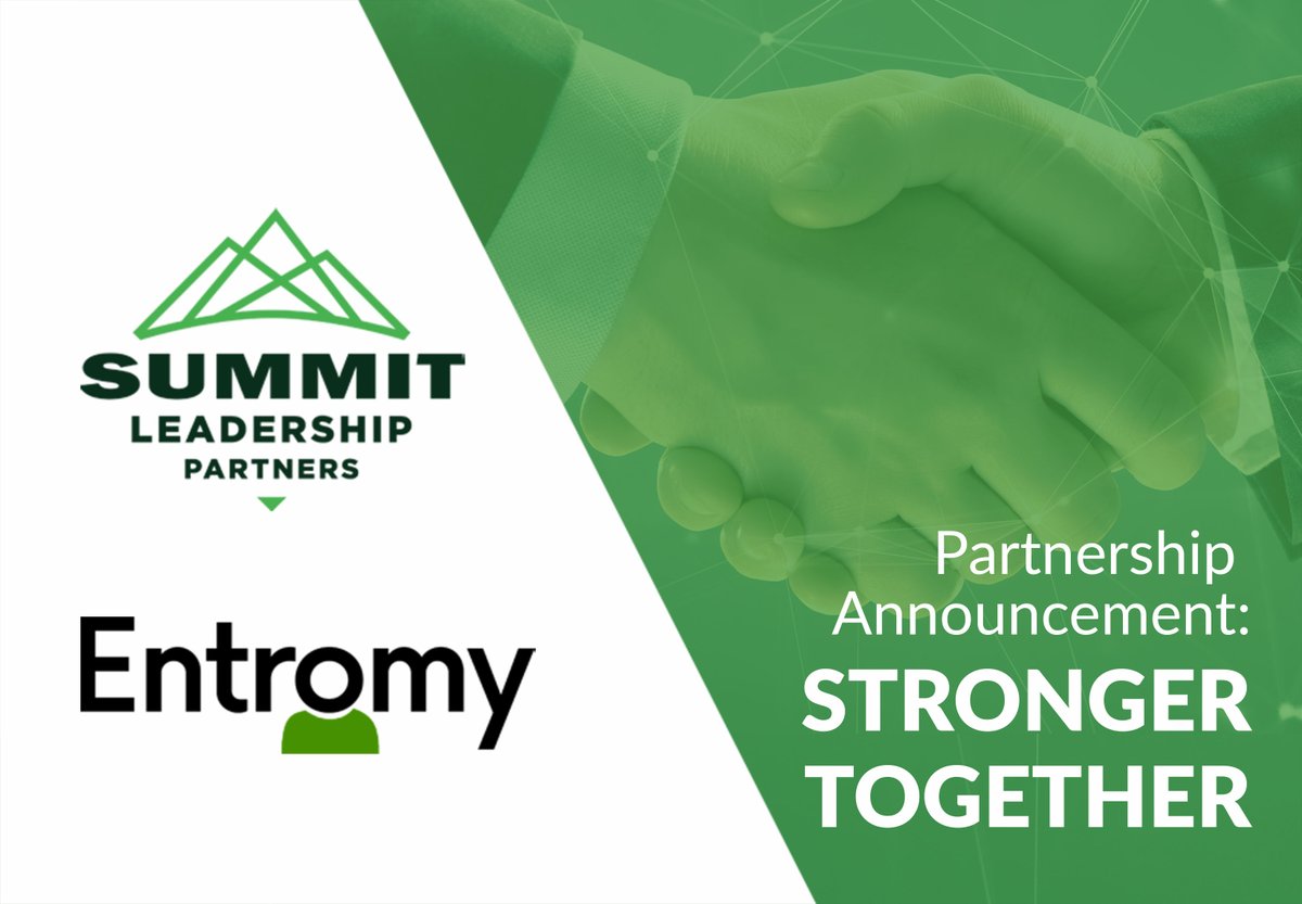 SummitLeads's tweet photo. Excited to announce @SummitLeads  &amp; @entromy partnership to advance leadership &amp; organization insights by combining advanced technology &amp; premier leadership/organizational advisory services to help clients accelerate growth &amp; drive scalability. Read on https://t.co/Q59vSDhO2B https://t.co/iMZyt11uAy