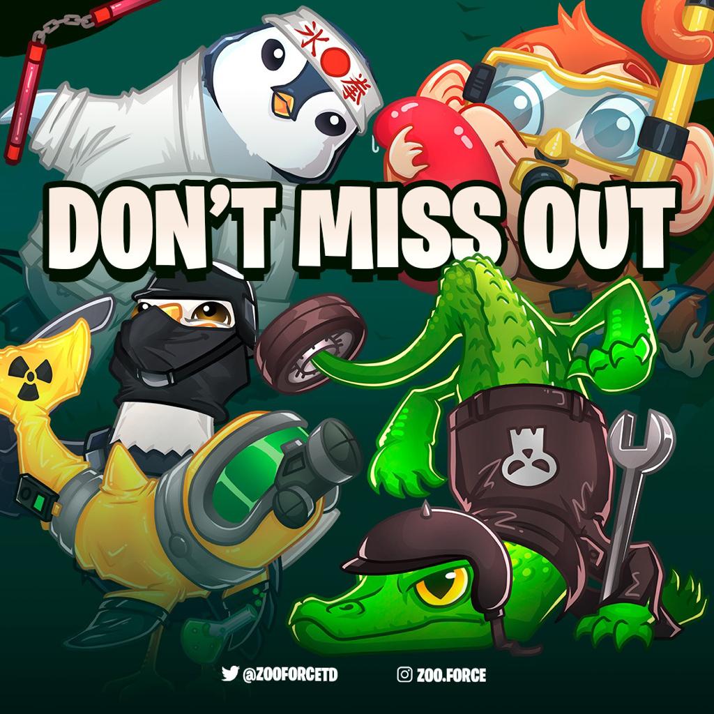 ZooForceTD's tweet photo. 🔊We will announce a MEGA AIRDROP🛫 and EVENTS🎁
On May 20th we will make an important announcement for our entire community.
📲Join our announcement channels and don't miss it!
👾Discord: https://t.co/I1Aj8ywStS
🔊Announcements: https://t.co/DqOeJ8egyi
Stay tuned‼️
#NFTs https://t.co/QDqiaksSzw