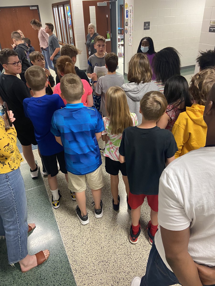 MrsMoodyPRE's tweet photo. Wow! @AvonISWest did an incredible job on our tour for future fifth graders. They practiced locks, had student led tours, and trivia!!! I am so impressed and so were our fourth graders! #avonisallin https://t.co/QFDIyPDeat