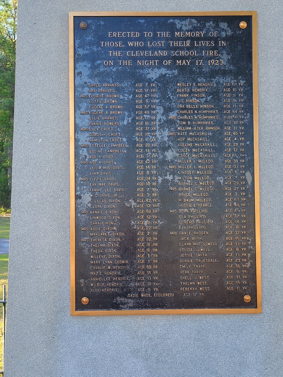 chiefcjones's tweet photo. May we never forget - May 17, 1923.  Take time today to honor, pray, and remember the 77 lives lost, the survivors and the families of those who were impacted 99 years ago in "Kershaw County's Greatest Catastrophe". https://t.co/fLE4Ja0ZKD
