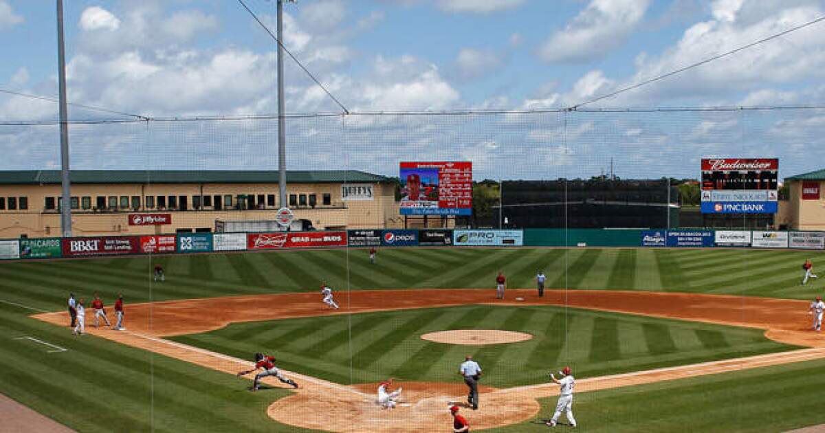 DaveBohmanWPTV's tweet photo. BREAKING: Palm Beach County Commissioners unanimously approve $75-million bond deal to renovate Roger Dean Chevrolet Stadium.  Deal keeps @Cardinals @Marlins committed to spring training through 2049 https://t.co/Oq1TWBLpdJ