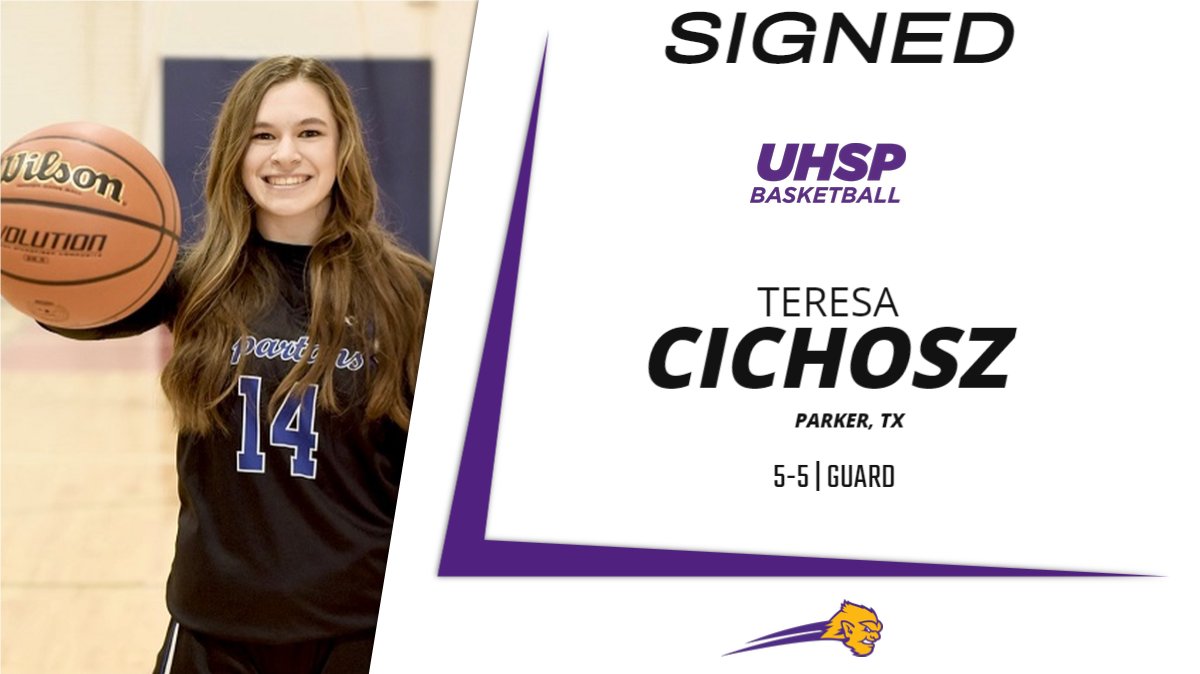 UHSPEutectics's tweet photo. UHSP Women's Basketball has signed Teresa Cichosz of Parker, Texas, for 2022-23!
https://t.co/Q2rXzRKj6U
#EutsWBBall #UHSPAthletics #WelcomeToUHSP @uhspwbb @teresa_cichosz @teresacichosz_ https://t.co/71QSZEOFnf