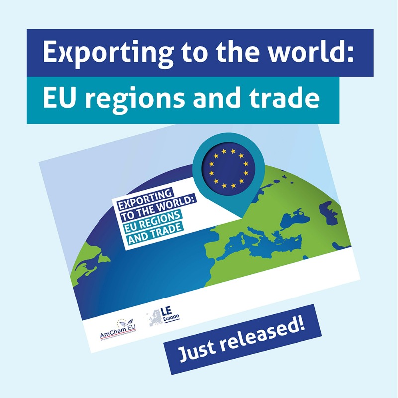 AmChamEU's tweet photo. Let's talk trade! π
We're kicking off our event on the future of trade policy, exploring how we can bridge the gap between European and local levels π
Before we get started, let's recap the findings of our study on #WhyTradeMatters π
Now let's get started.. π§΅