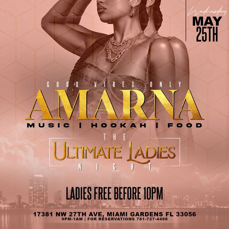 StashTV's tweet image. AMARNA Good Vibes Only Wednesday May 25th‼️ Hosted by Heather Rose👯‍♀️ 9pm - 1am early arrival suggested #GVO