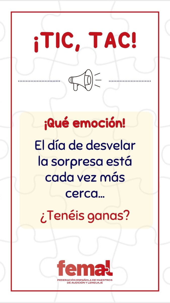 Femal_al's tweet photo. ¡Qué ganas tenemos de contaros! 🤭 https://t.co/AdHaFhokxO