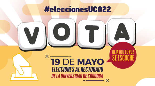 Univcordoba's tweet photo. 🗳️#EleccionesUCO22: Mesas electorales para las votaciones del 19 de mayo

Consulta en https://t.co/AFoVCvz52Y https://t.co/woxtV7qCAo