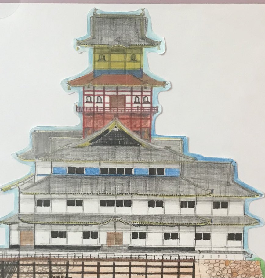 安土城天主復元考察 Tenshu Sashizu Twitter