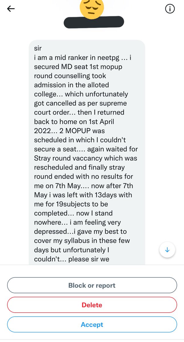 AiimsU's tweet photo. #NEETPG2022 isn’t just an exam but a subject related to the future of thousands of students .

The Central Government should extend the exam date in the larger interest of NEET PG students.

@mansukhmandviya see the messages below of your neet pg aspirants 😑😑 
@PMOIndia https://t.co/4NGFRXQ4Kh