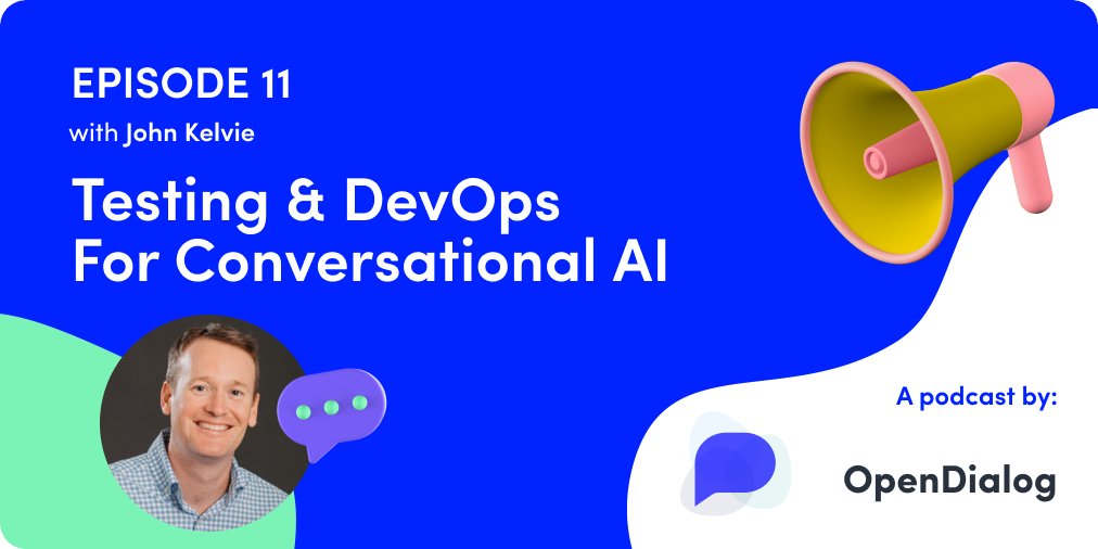 OpenDialogAI's tweet image. #OpenDialogues is back and this Thursday we are excited to release another incredibly insightful episode with @jpkbst  - CEO of @bespokenio  -  on the show. We discuss how to truly optimize your conversational experiences as well as why and how you need to be prepared for it.