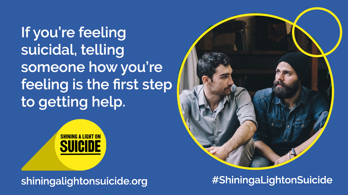 If you’re struggling with suicidal thoughts, find out what you can do to keep yourself safe and where to get help by visiting bit.ly/3rWHJHU #shiningalightonsuicide