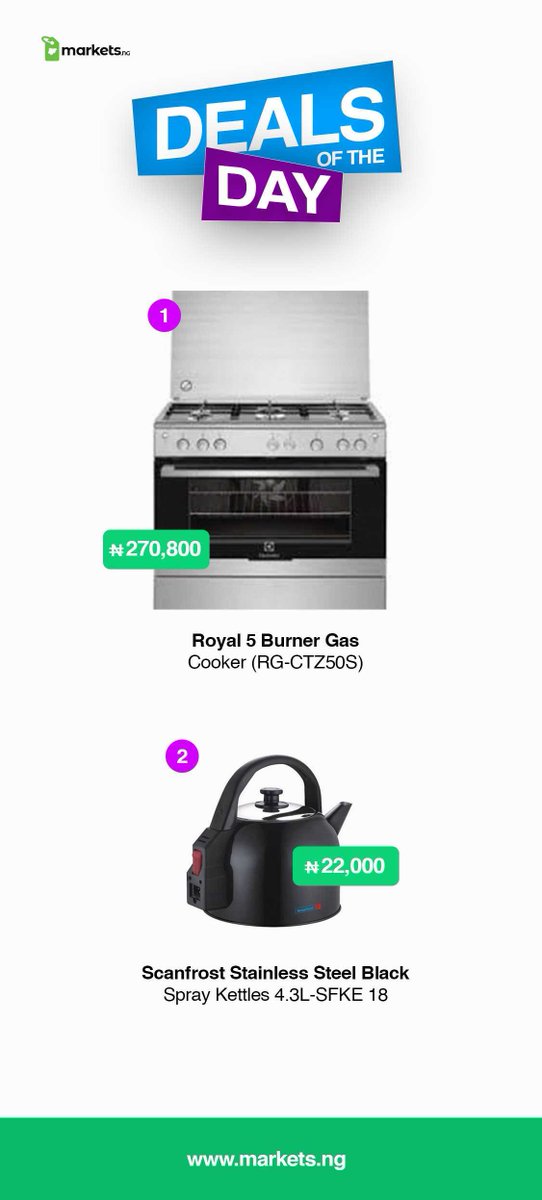markets_ng's tweet photo. Here is our Top Deal of the day.
https://t.co/CsvmOVkUvm
#marketsg #marketiers #ecommerce #dealoftheday #topdeal #onlineshopping #shoponline https://t.co/6PqBTFvaxE