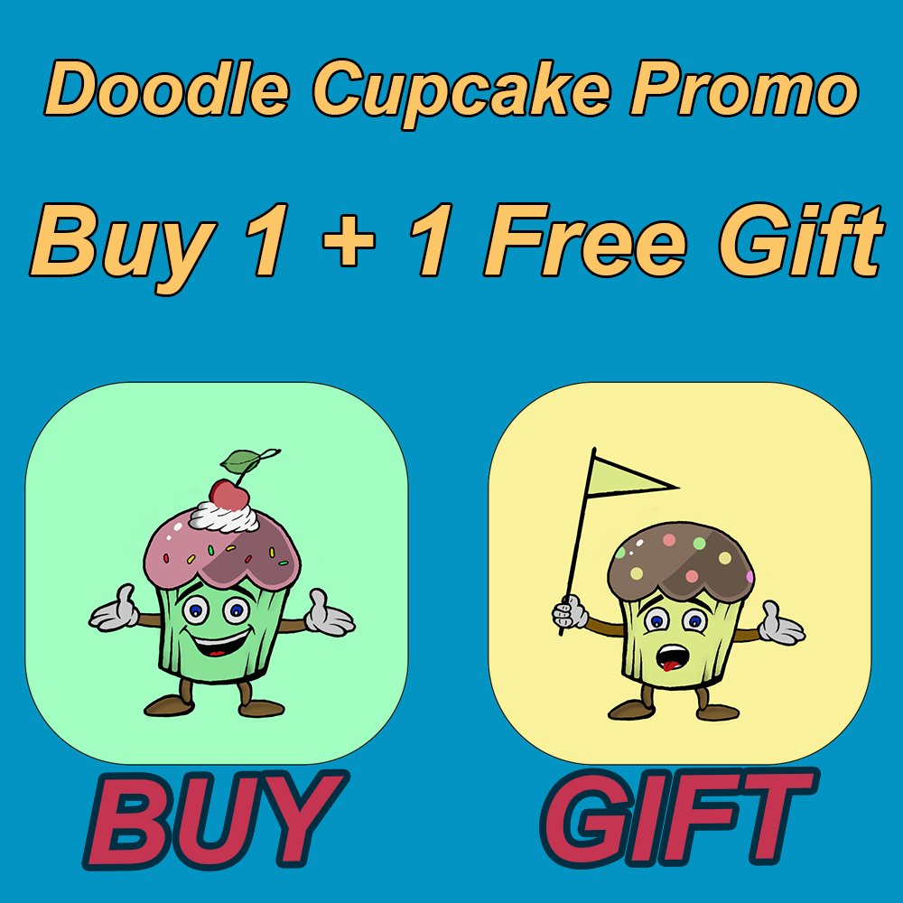DooCupcakeClub's tweet photo. 👍👍Promo action for next 48hours👍👍

🎁🎁🎁BUY 1 + 1 as GIFT🎁🎁🎁

https://t.co/8hiMNoFxaC

#NFTCommunity #nftart #nftcollectors  #NFTcollectible #nftartist #nftdrop https://t.co/x7uejQ4Syz